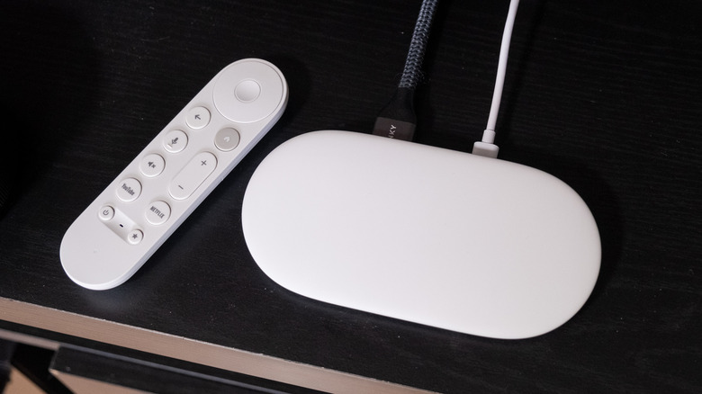 Google TV Streamer and its remote