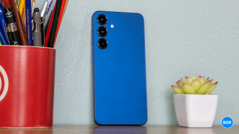 Samsung Galaxy S25+ on a table