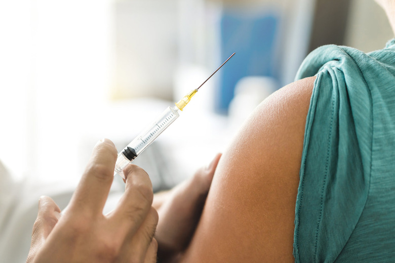 Vaccine shot in the arm