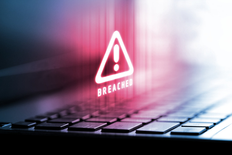 computer screen data breach