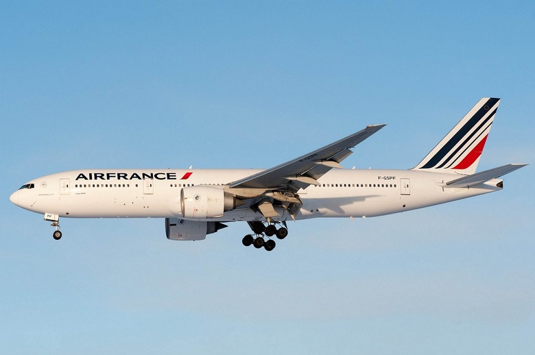 air france window plane