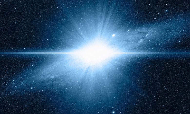 supernova explosion deep space background