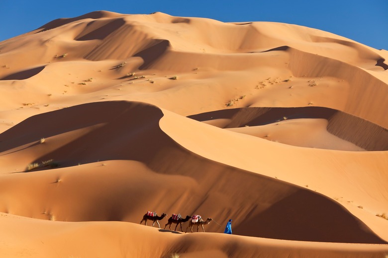 Sahara desert region where Lala Lallia star dune exists