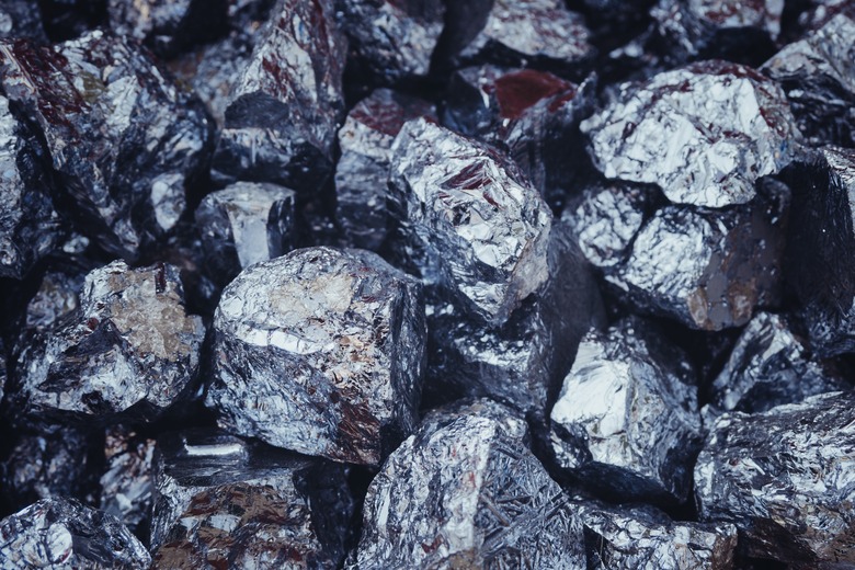 close up of minerals