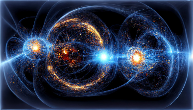 quarks made during atoms splitting/colliding