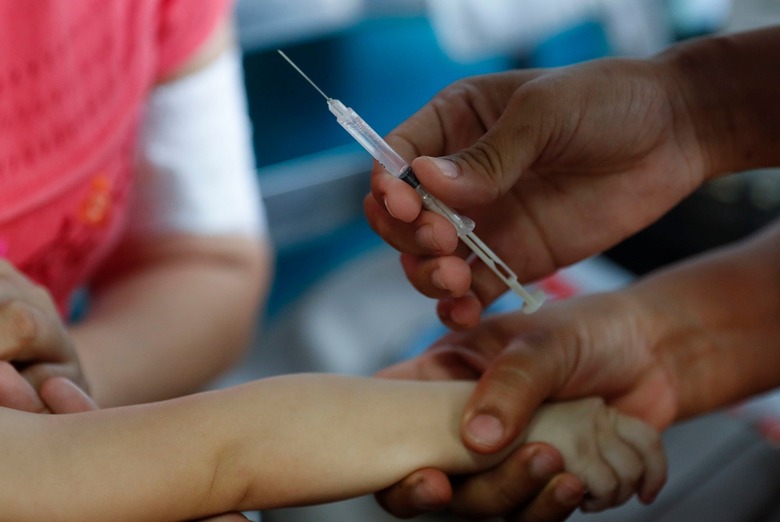Myanmar measles outbreak in Yangon - 14 Feb 2019
