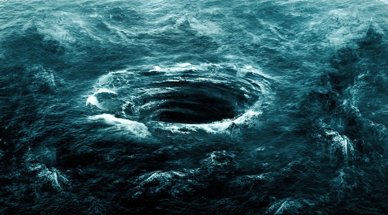 ocean swirl, bermuda triangle concept