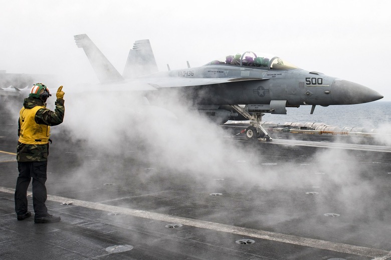 USS Carl Vinson and Japan Maritime Self-Defense Force patrol East China Sea, China - 20 Mar 2017