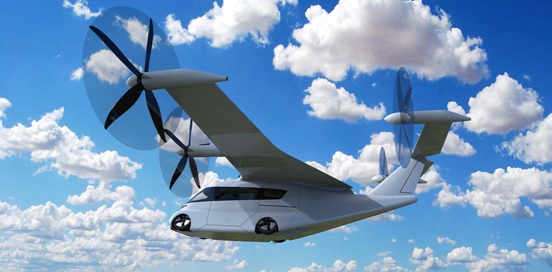 LuftCar in flight