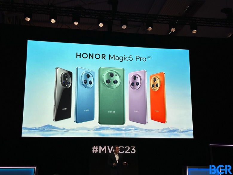 Honor Magic 5 Pro colors.