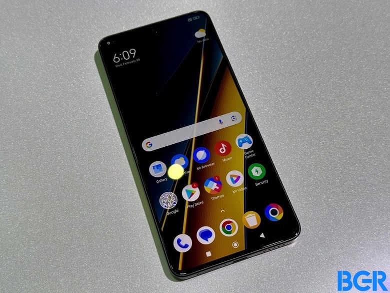 Poco X6 Pro hands-on at MWC 2024.