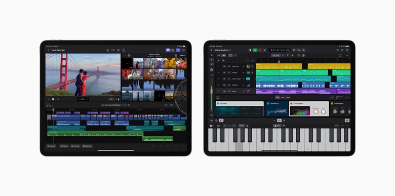 Final Cut Pro and Logic Pro iPad Pro