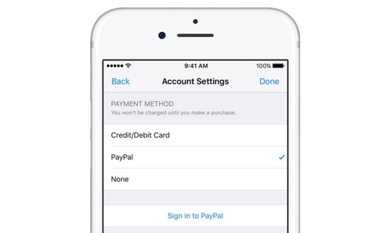 PayPal iPhone Payments
