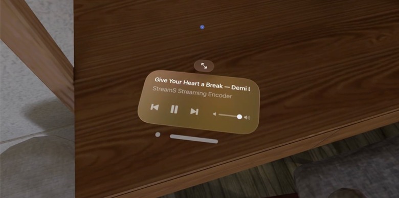 Apple Vision Pro app surface