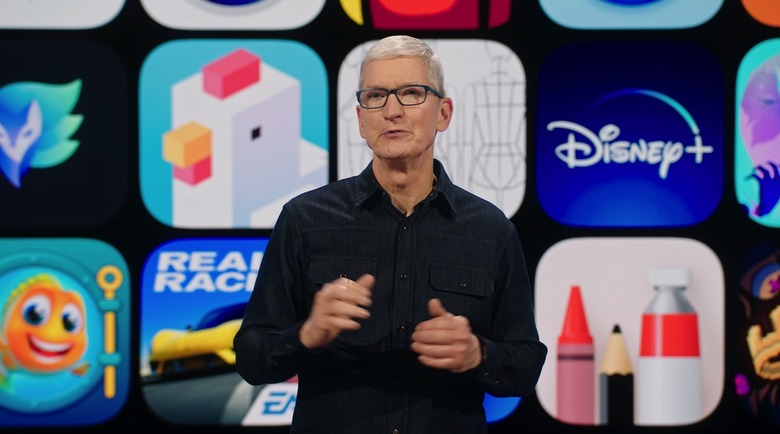 Tim Cook at WWDC 2021