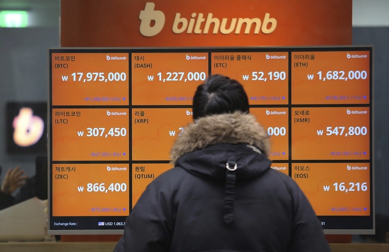 Digital Currency, Seoul, South Korea - 16 Jan 2018