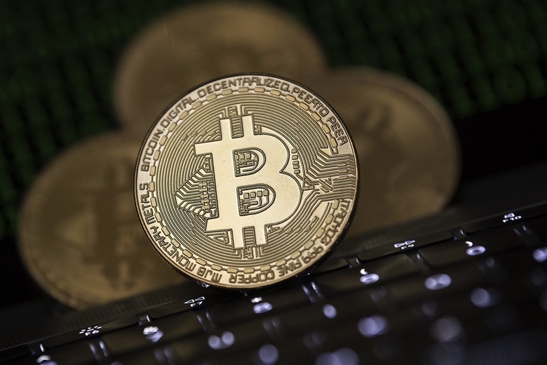 Bitcoin currency, London, UK - 11 Jan 2018