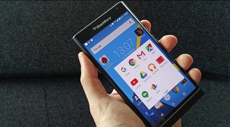 blackberry priv front view