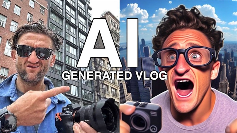Casey Neistat's AI-generated vlog