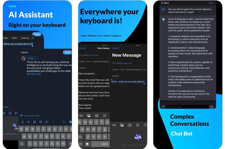 Omni AI ChatGPT app for iPhone.