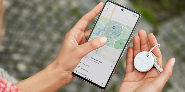 Chipolo Point trackers with Google's Find My Device network