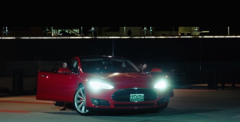 tesla model s commercial