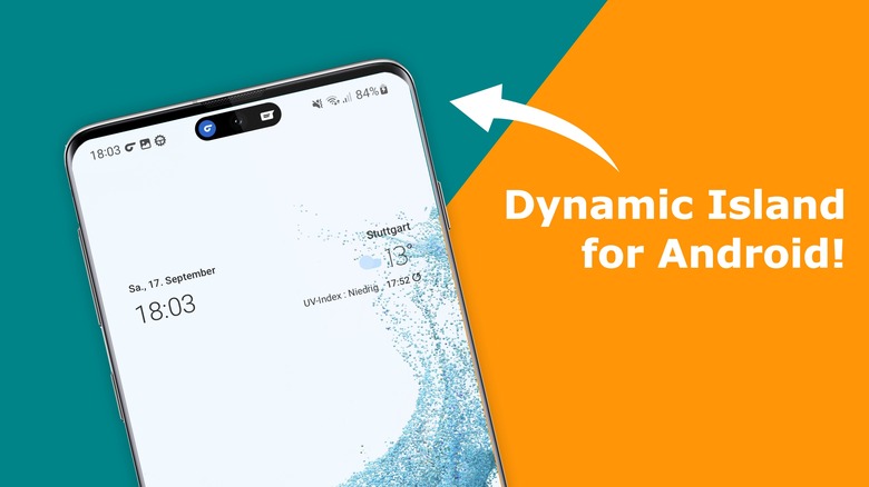 dynamicSpot app clones the iPhone's Dynamic Island on Android.