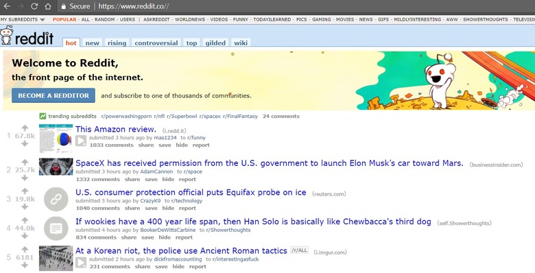 Fake Reddit