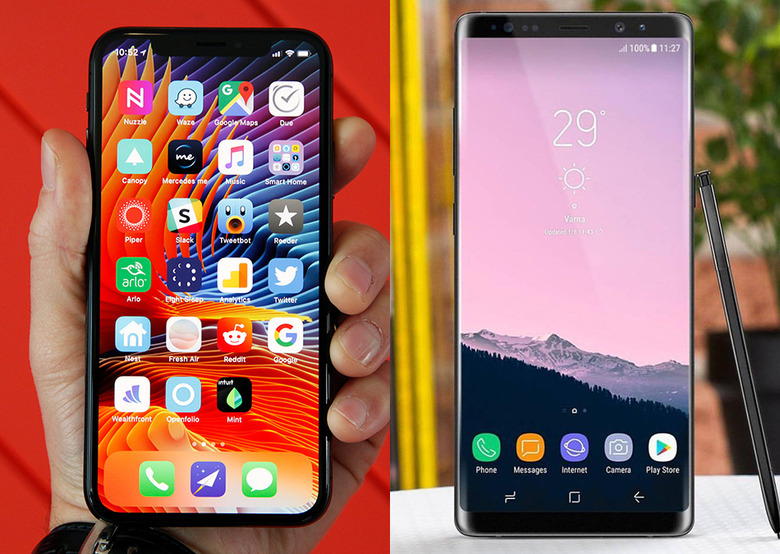 galaxy-note-vs-iphone-x