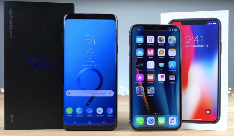 galaxy-s9-plus-vs-iphone-x-speed-test