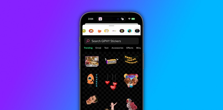GIPHY Sticker extension for iOS 17