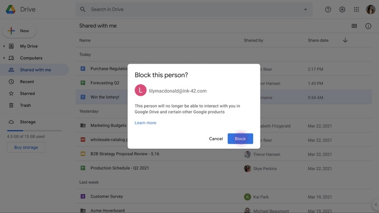 Google-Drive-Spam