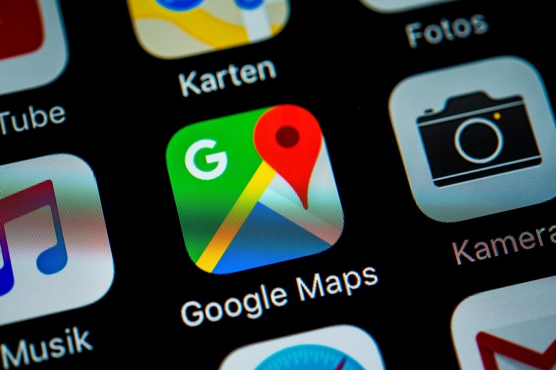 Google Maps iPhone Sign