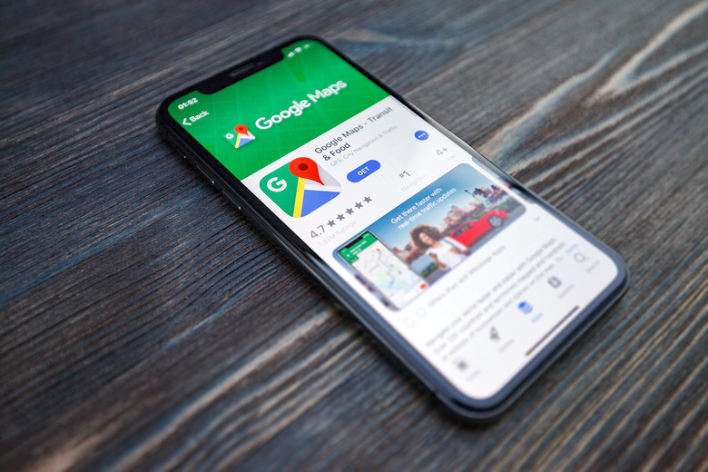 Google Maps on iPhone
