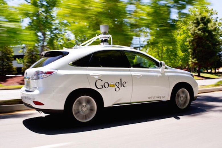 google lexus self driving car