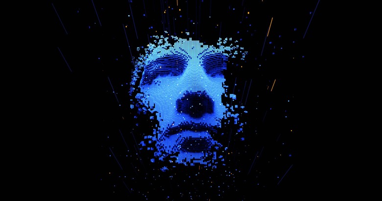 AI digital face of a human