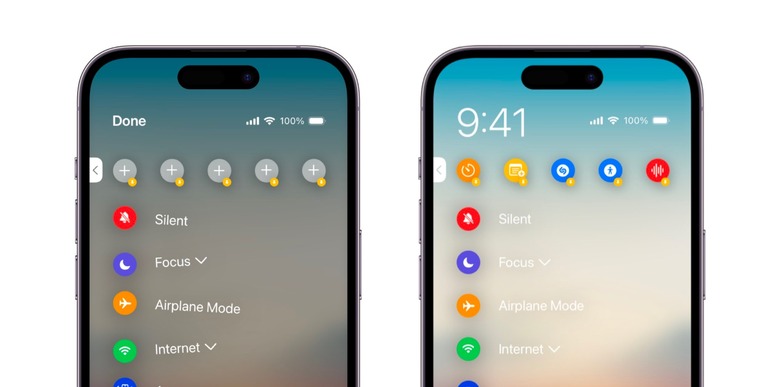 iOS 17 new Control Center concept