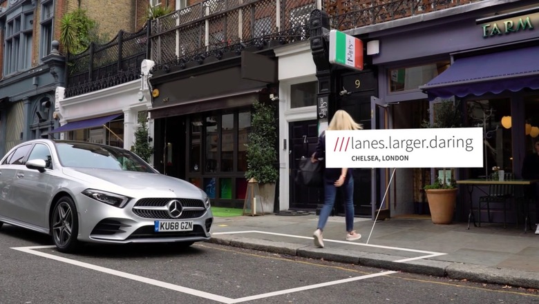 A what3words location in London, UK.