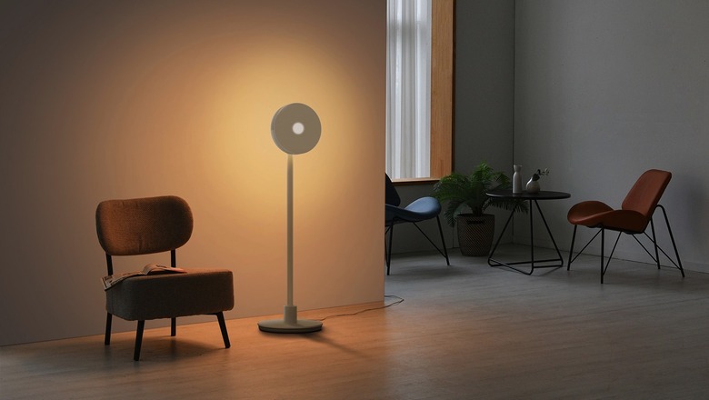 LG lamp projector acting as a lamp.