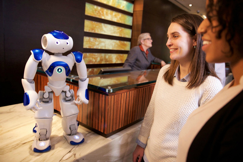 connie-watson-ibm-robot-hilton-hotel