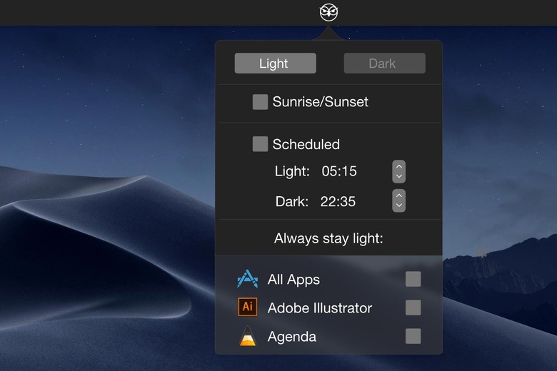 NightOwl app for Mac.