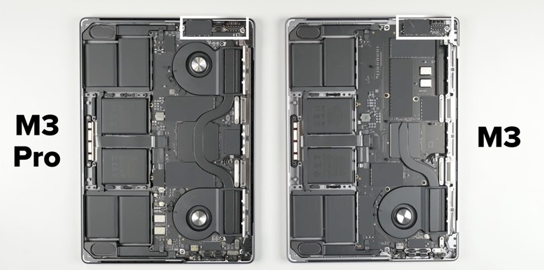iFixit teardown of the M3 MacBook Pro