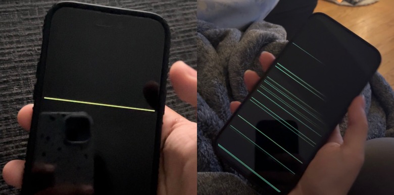 Users are reporting horizontal line issue on their iPhone 14 Pro screens