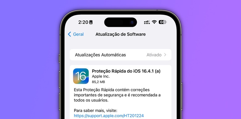 Rapid Security Responses update iOS