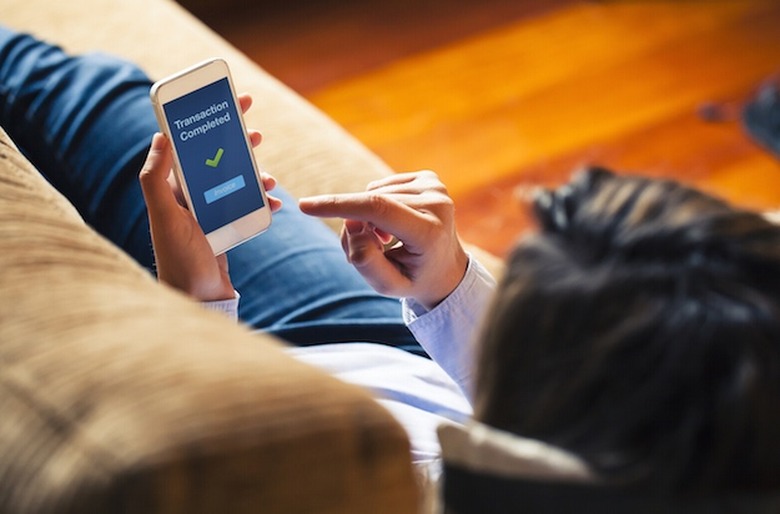 mobile banking shot