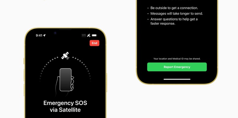 iPhone 14's Emergency SOS via Satellite feature