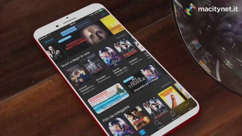 iPhone 8 concept touch id