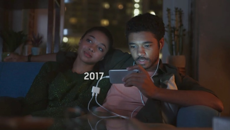 samsung iphone x ad