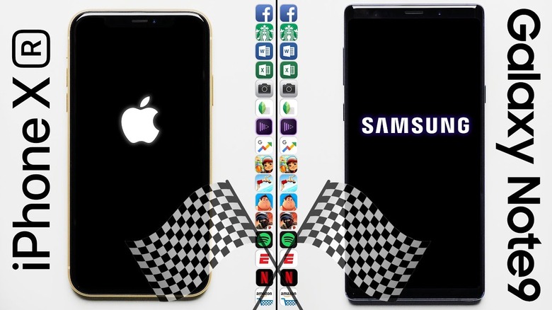 iPhone XR vs Galaxy Note 9