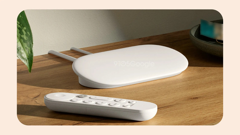 Leaked image of the Google TV Streamer.